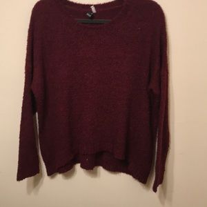 Cute burgundy sweater